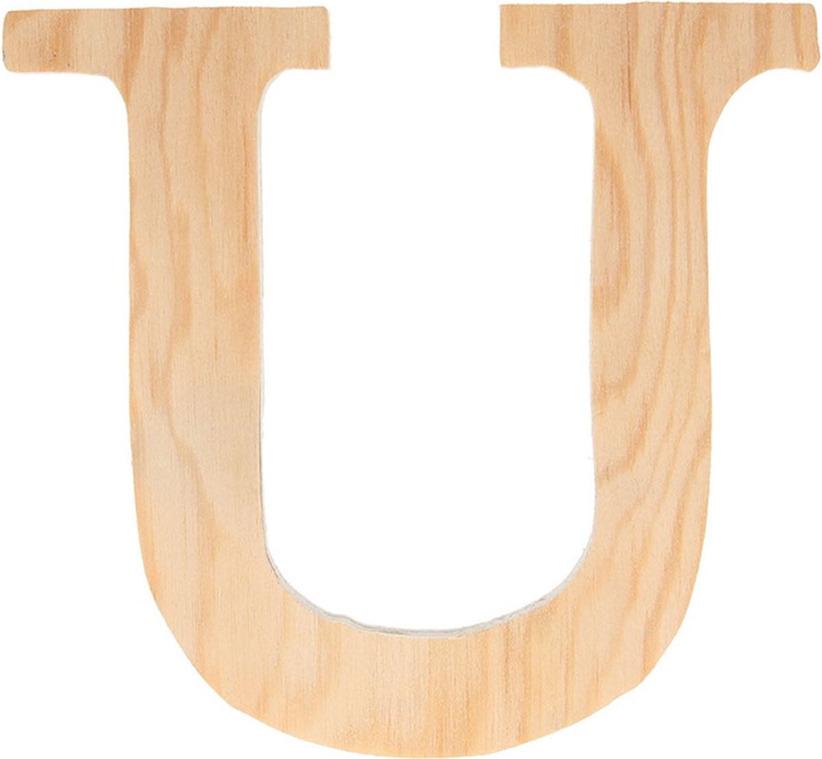 Artemio houten letter U 11,5 cm