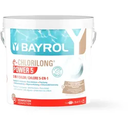 BAYROL e-Chlorilong® POWER 5 - 200g Chlortabletten & 5 Funktionen 5 kg