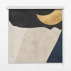 INNENROLLO - Fensterrollo - Rollo - 100x140 cm - Moderne Abstraktion