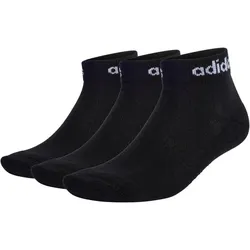 3er Pack adidas Think Linear Knöchelsocken Herren IC1305 - black/white 34-36