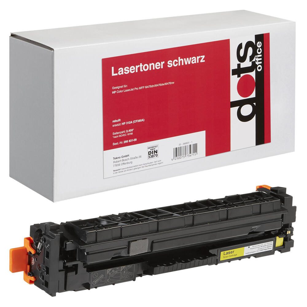 dots Toner kompatibel zu HP 312A (CF380A) schwarz 2528,0000-DOTS