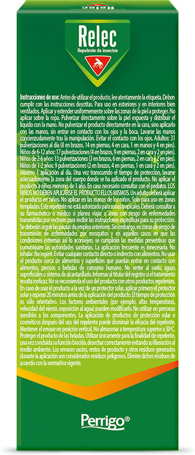 Relec Familia 8h protección inmediata 100 ml