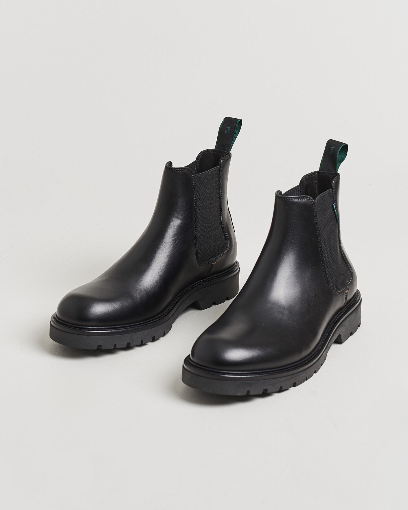 PS Paul Smith Xenon Leather Chelsea Boot Black men EU44 Sort