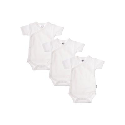 Body LILIPUT, Mädchen, Gr. 44, EURO-Größen, weiß, 100% Baumwolle, unifarben, kurz, Bodys Body, mit praktischer Druckknopfleiste