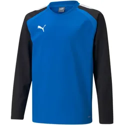 PUMA teamLIGA Training Sweatshirt Kinder electric blue lemonade 128