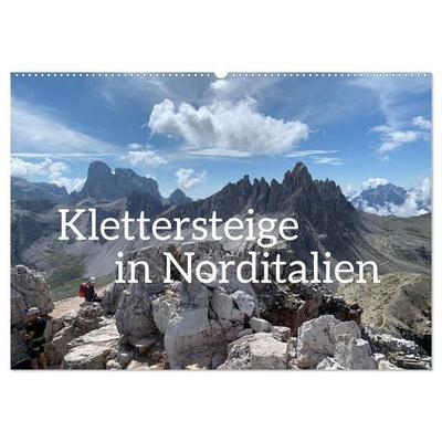 Klettersteige in Norditalien (Wandkalender 2026 DIN A2 quer), CALVENDO Monatskalender