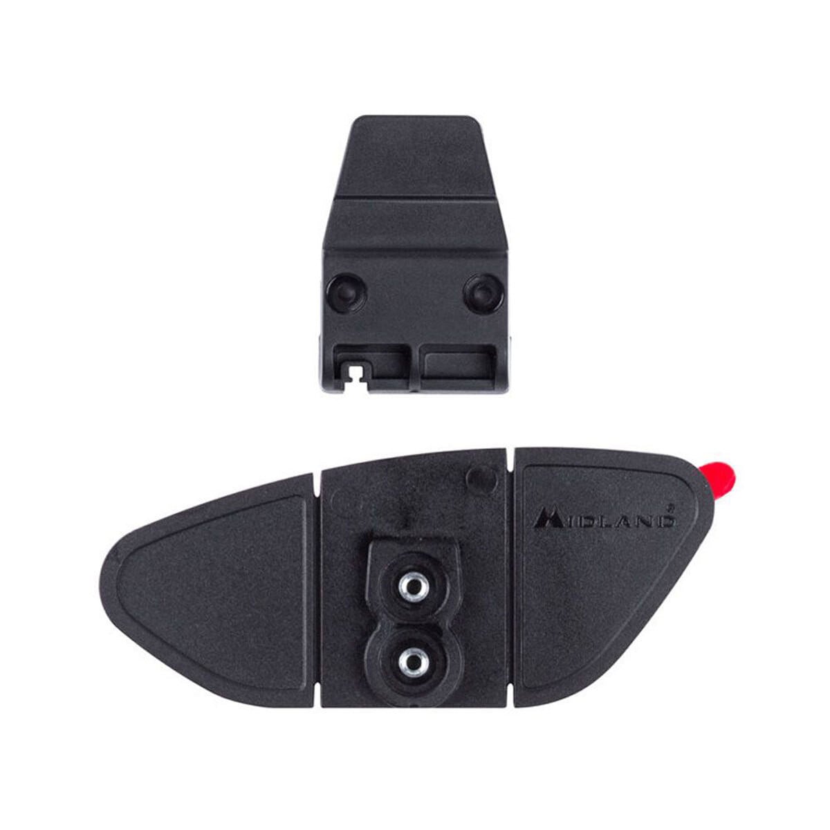 Midland Bevestigingsplaat met klem- en lijmbasis voor BTX1, BTX2 PRO en S intercom