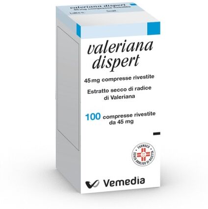 Vemedia Valeriana Dispert*100cpr 45mg