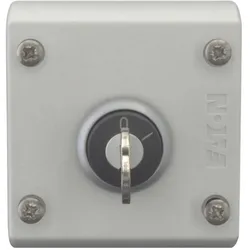 Eaton Tasterstation IP66 1Schließer 1Öffner, Schalter + Taster, Grau, Schwarz