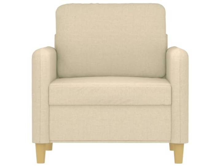 KTHLBRH Sessel, Creme, 60 cm, aus Stoff Gestell aus Metall, Füllung aus Schaumstoff, Tragkraft 110 kg, für Wohnzimmer