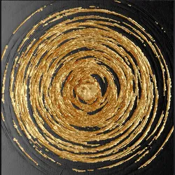 Leinwandbild Abstrakte Kunst (BHT 100x100x5 cm) - BHT 100x100x5 cm