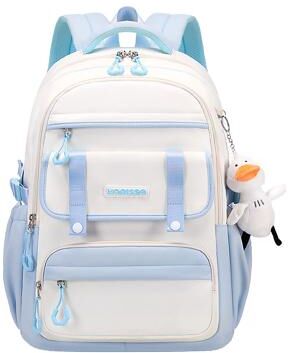 LightInthebox Teen Girls Large Capacity School Backpack with Multi Pockets, Lightweight Waterproof Bookbag for Middle High School Students, Korean Style Aesthetic Campus Backpack
