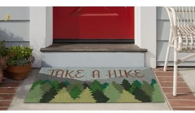 Lush Decor Frontporch Take A Hike Indoor/Outdoor Rug