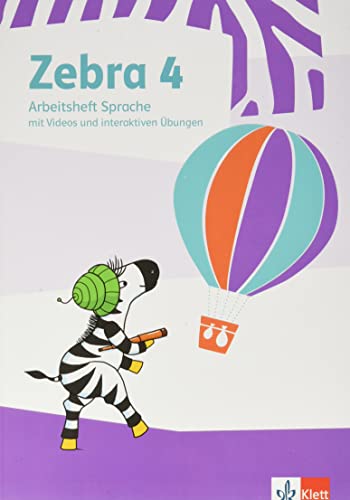 Zebra 4: Arbeitsheft Sprache mit Videos und interaktiven Übungen Klasse 4 (Zebra. Ausgabe ab 2018) - Preis vom 13.10.2026 11:25:28 h