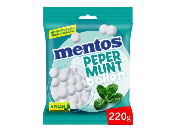 Mentos Pepermuntballen - 220 g