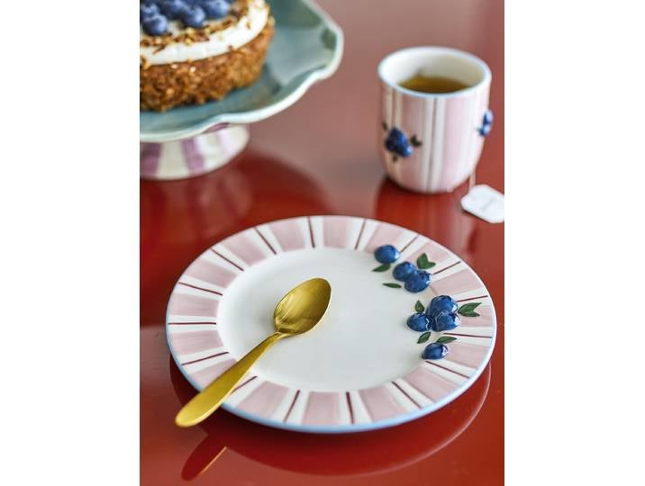Assiette Carry 4 pièces Ø 21cm Rose foncé