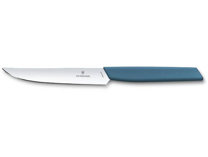 Steakmesser VICTORINOX Modern , blau, 1 Stk., Edelstahl, Essmesser, Steakmesser