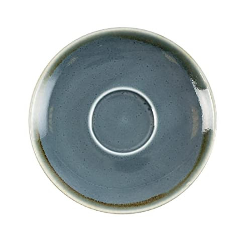 Olympia Kiln GP349 Cappuccino Schotel Oceaan Blauw Ø16cm Set van 6