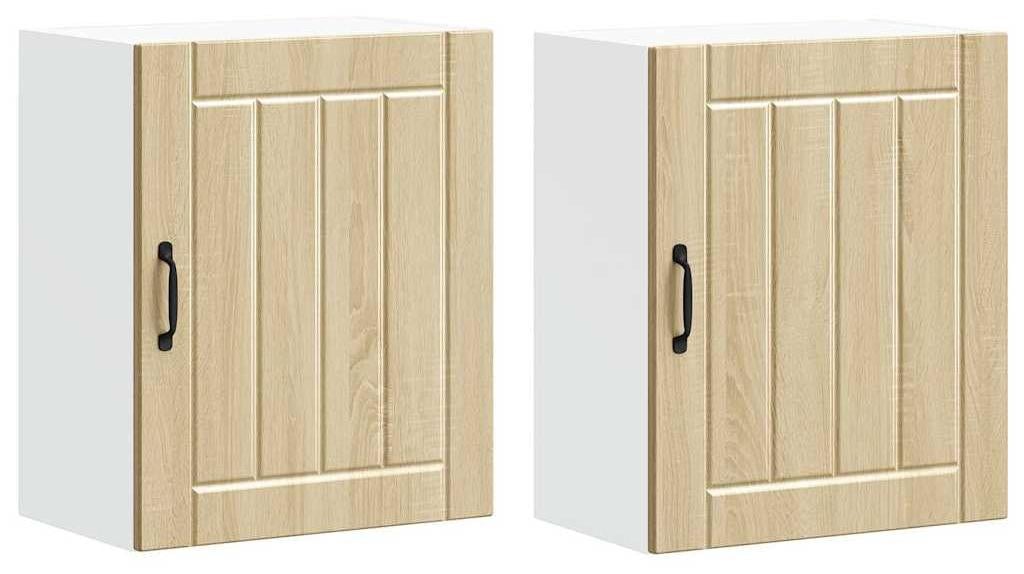 Syfax Keuken Wandkasten Lucca Sonoma Eiken Geperst Hout, 2 stuks