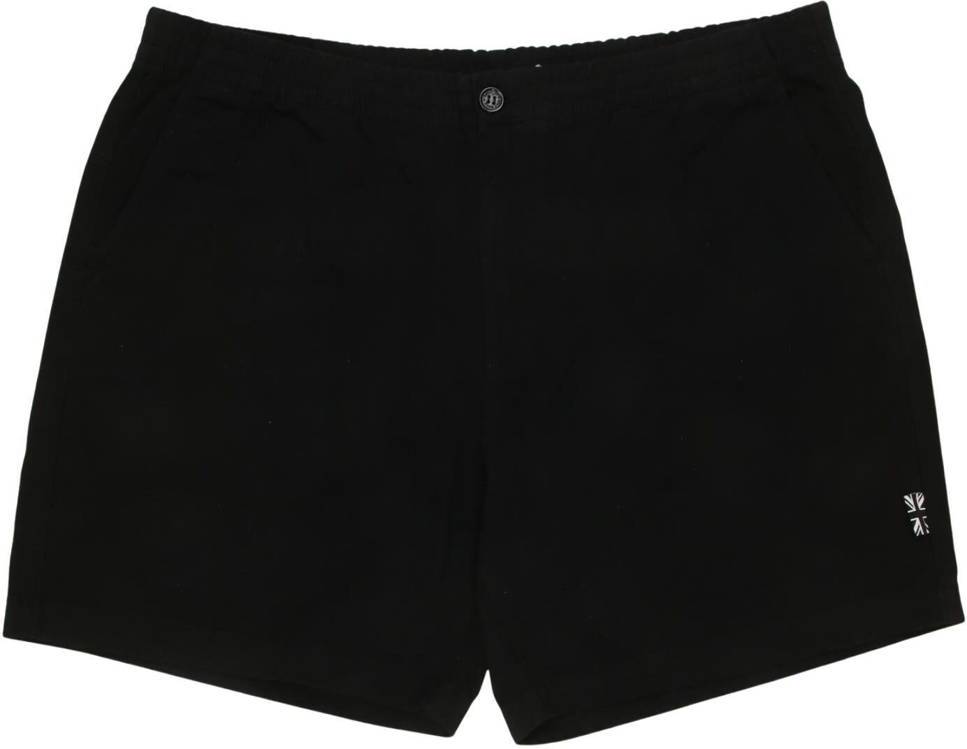 John Richmond Herren Shorts, Schwarz, Gr. EU 54, Baumwolle - Second Hand