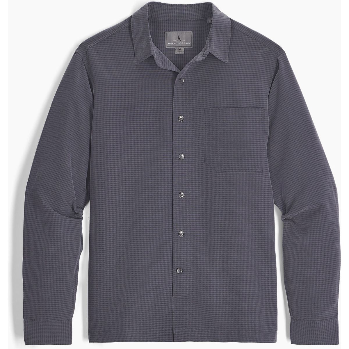 Royal Robbins Desert Pucker Dry Long Sleeve asphalt (568) L Y72221568L