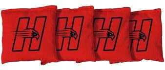 Skip's Garage Hartford Hawks Red Cornhole Bags