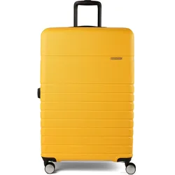 American Tourister Checkline 4 Rollen Trolley 77 cm, Koffer, Gelb