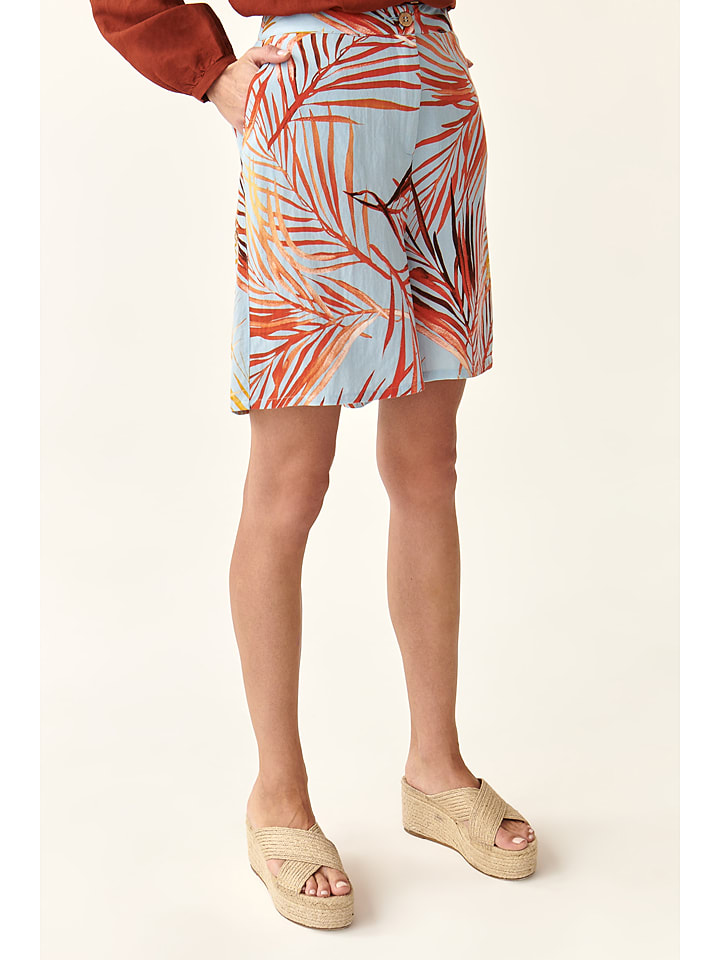 TATUUM Shorts in Hellblau/ Orange - 40