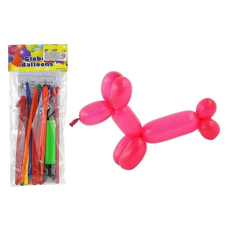 Adar Lange Luftballons mit Pumpe, 20 Stück (20x) (47590845)