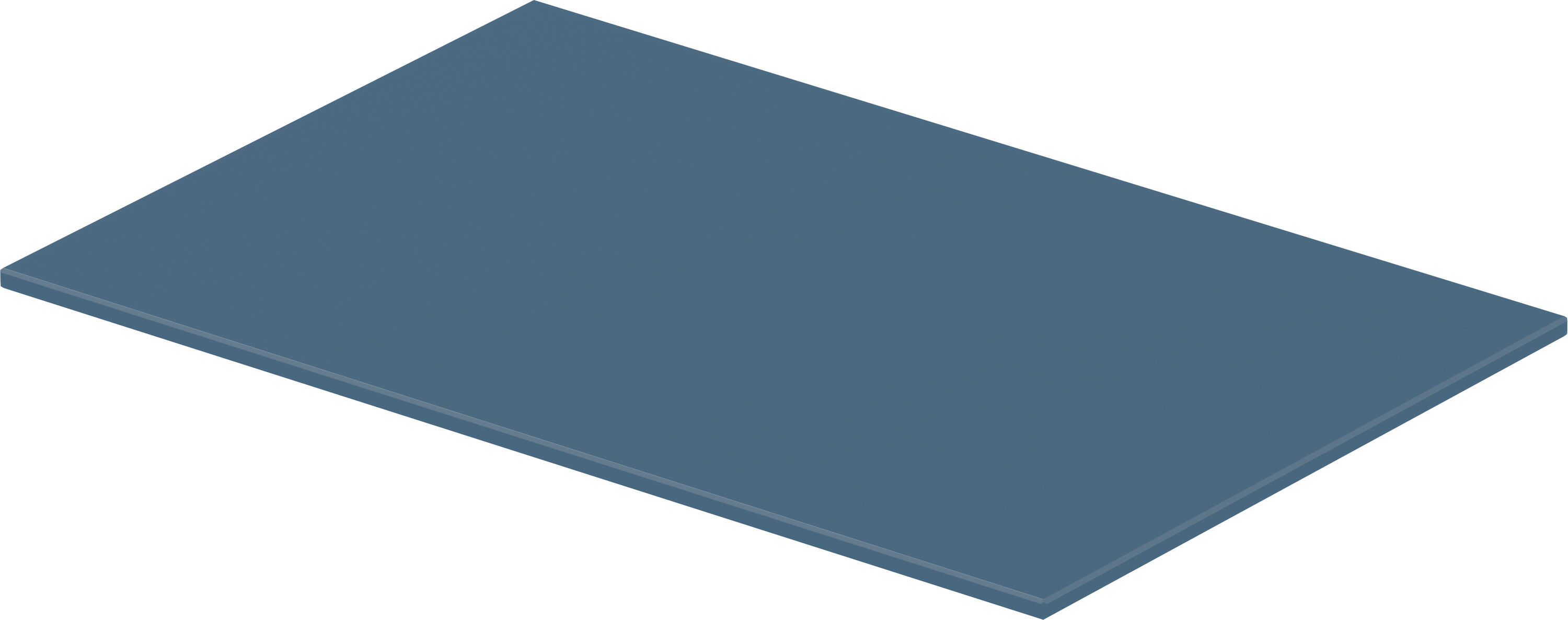 Duravit DuraSquare insert en verre 0099718800 47x31cm, verre de sécurité, bleu pierre