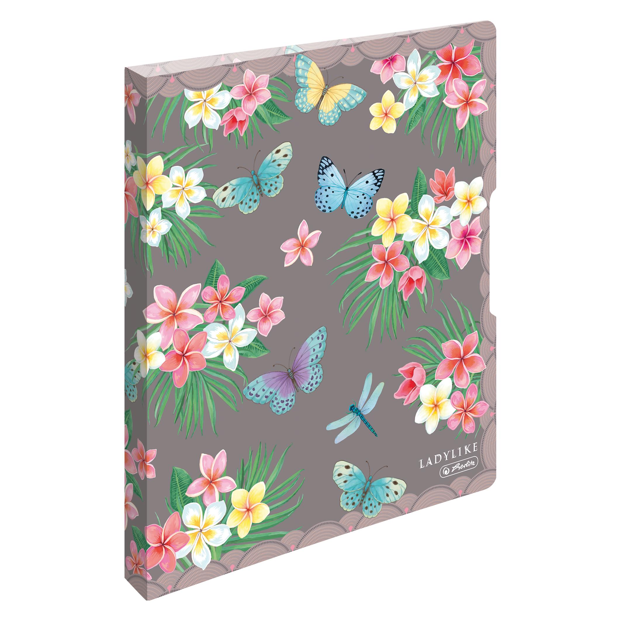 Herlitz Ringbuch easy orga to go Ladylike "Butterflies", A4 (A4, 16 mm, 1 Stk.) (50044047)
