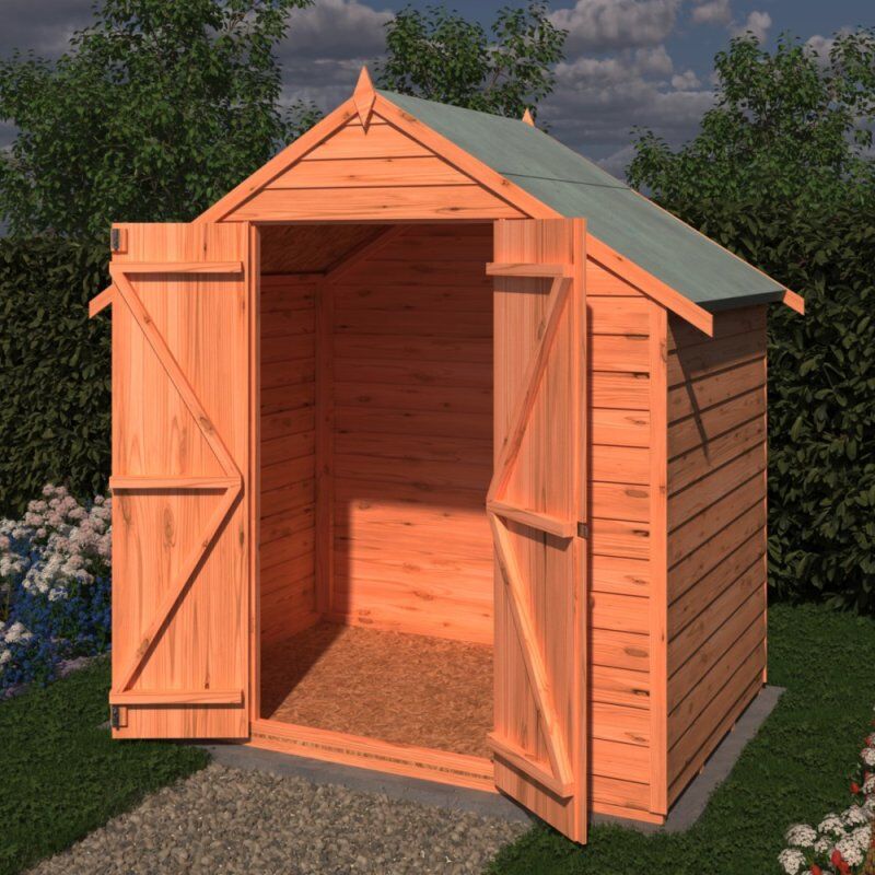 4x6 Shire Value Overlap Shed with Double Doors