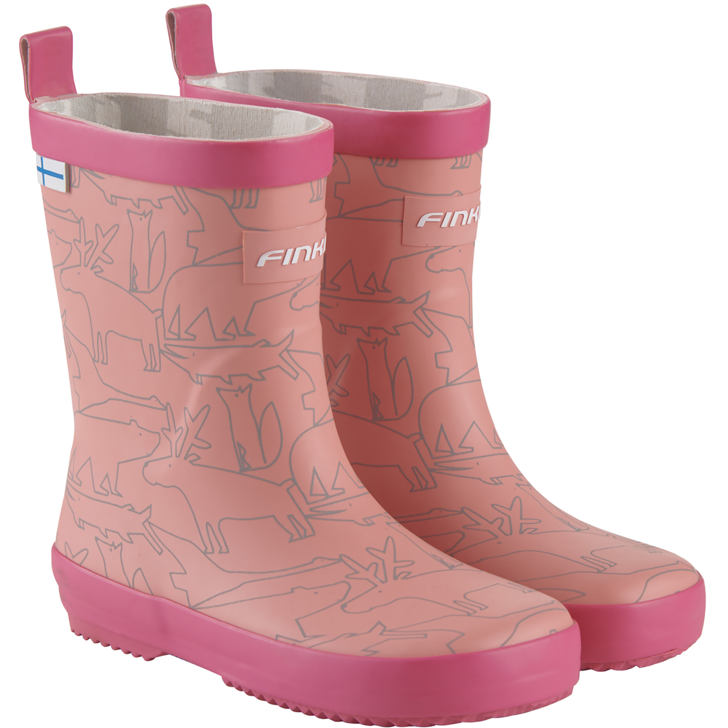 Finkid Kumi Gummistiefel Kinder Gummistiefel rosa Größe 27 Lifestyle Wasserdicht