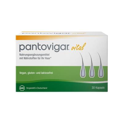 Pantovigar vital Kapseln mit Nährstoffen für Haare 30 St