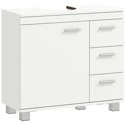 WASCHBECKENUNTERSCHRANK MDF Weiß