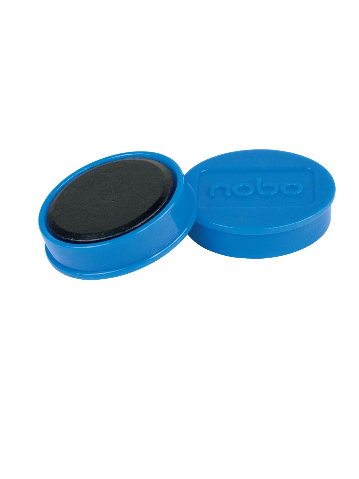 Nobo Magnete, 32 mm, 10 Stück, farbig sortiert Blau