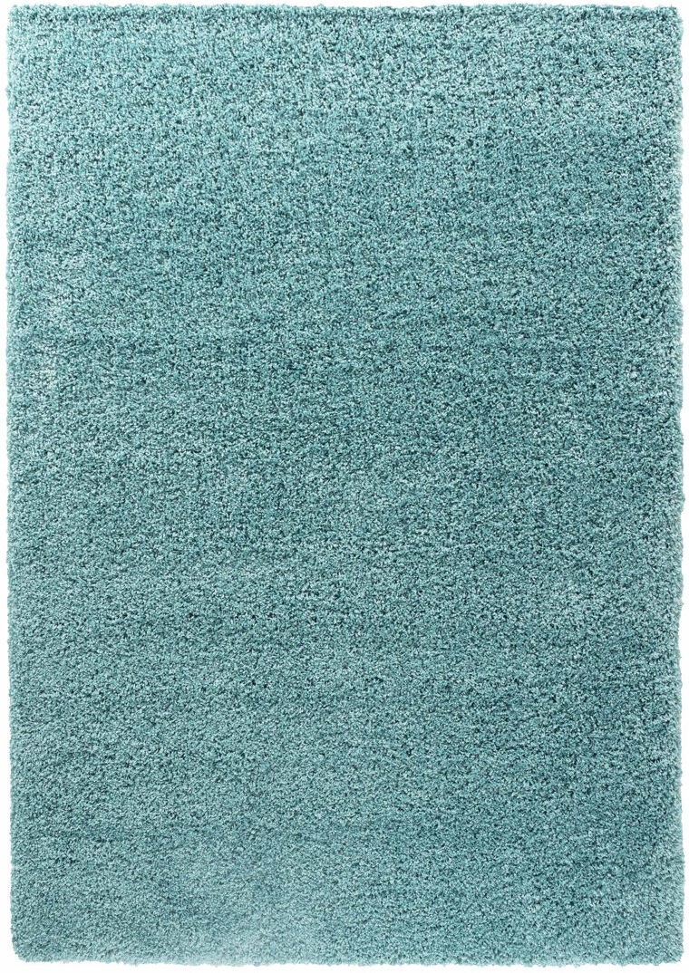 Hashtag Home Esterly Shaggy Duck Egg Blue Rug Duck Egg Blue Rectangle 160 x 230cm
