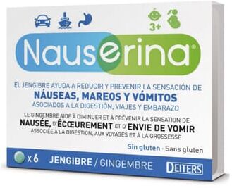 Deiters Nauserina Náuseas Mereos y Vómitos 6 Tabs