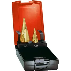 FORMAT Blechschälbohrer Set Metallbohrer 4-31,0mm TiN2 HSS