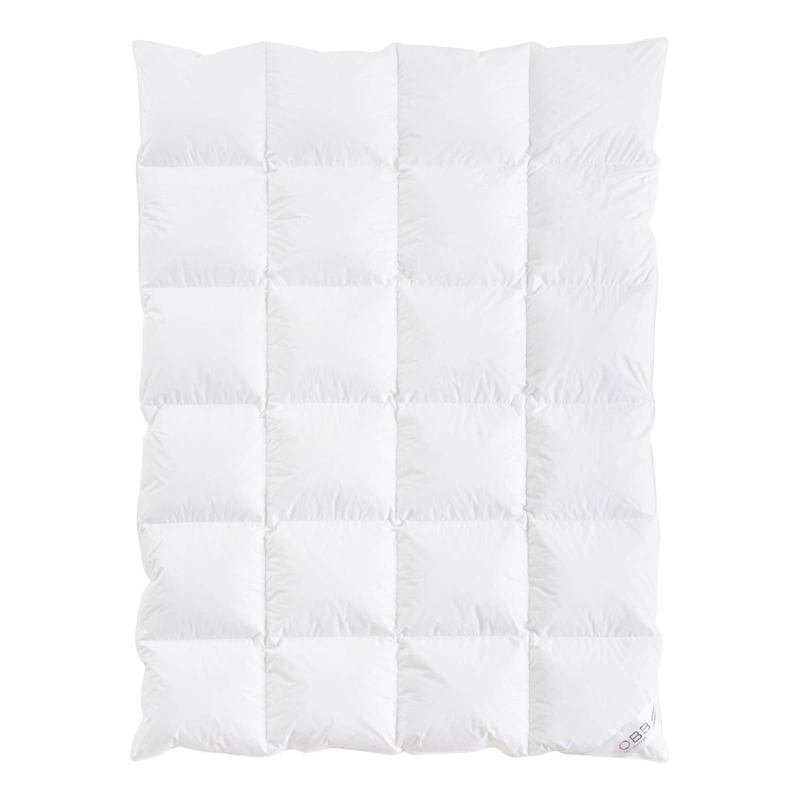 OBB One & Only winterdekbed met dons en veren, wit, 135 x 200 cm