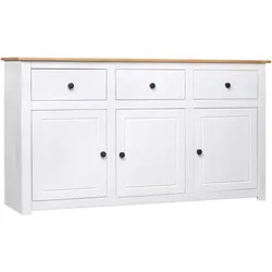Helloshop26 - Buffet Sideboard Kommode Kleiderschrank Aufbewahrungsmöbel Organizer für Küche Wohnzimmer Lounge 135 x 40 x 80 cm 02_0030209