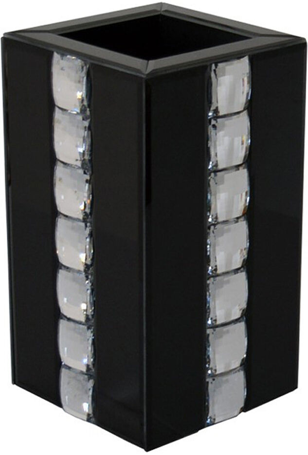 Mercer41 Nala Glass Table Vase Black