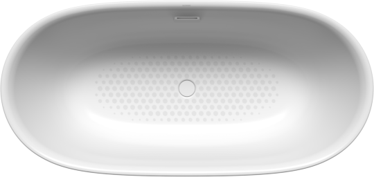 Kaldewei Meisterstück OYO DUO Badewanne freistehend 1051-4034 205143640001 173 x 82 cm, mit Überlauf, alpinweiß