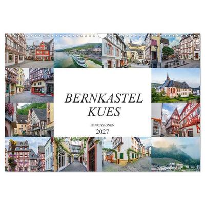 Bernkastel Kues Impressionen (Wandkalender 2027 DIN A3 quer), CALVENDO Monatskalender