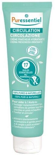 Puressentiel Circolazione Crema Freschezza Idratante Per Gambe Gonfie e Pesanti 100 ml