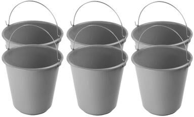 ybmhome Plastic Pail with Handle 11.5 Quart (2.8 Gallon Bucket)