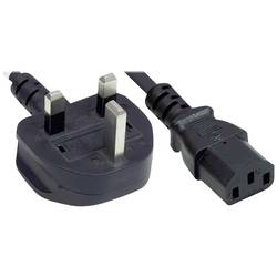 Manhattan Strom Anschlusskabel 1.8 m Schwarz 382786