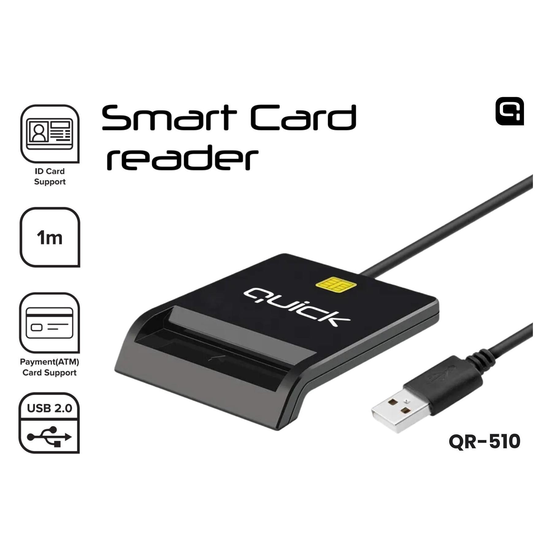 Quick QR-510 Smart ID Card reader USB (USB) (55762869)