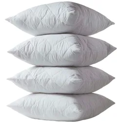 KISSENSCHONER gesteppt 80/80 cm, 4er-Set, mit Reißverschluss
