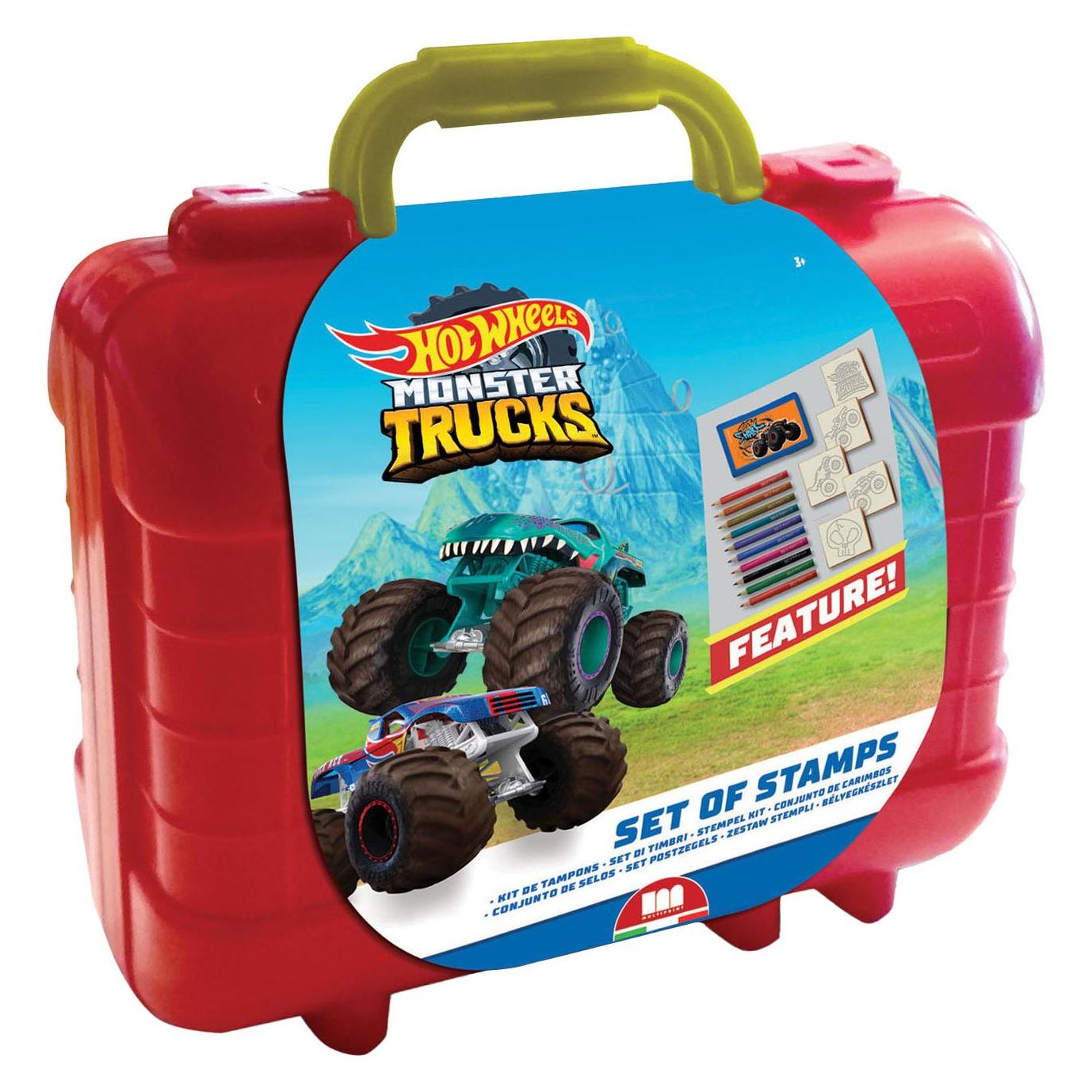 Multiprint Hot Wheels Reise-Stempel- und Malkoffer (40853093)